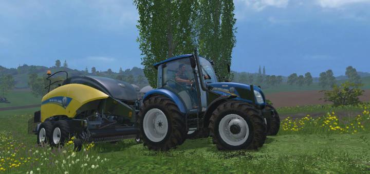 a old new holland bale trailer mod for fs19