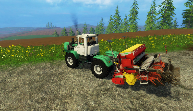 T 150k Tractor Green 2 V1 2 Farming Simulator 19 17 15 Mod 8387