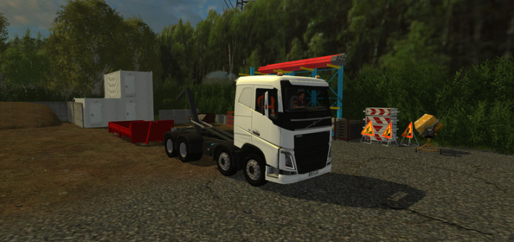 Fs19 Volvo Fmx 8x4 Crane Truck V1 2 Farming Simulator 19 17 15 Mod 0451