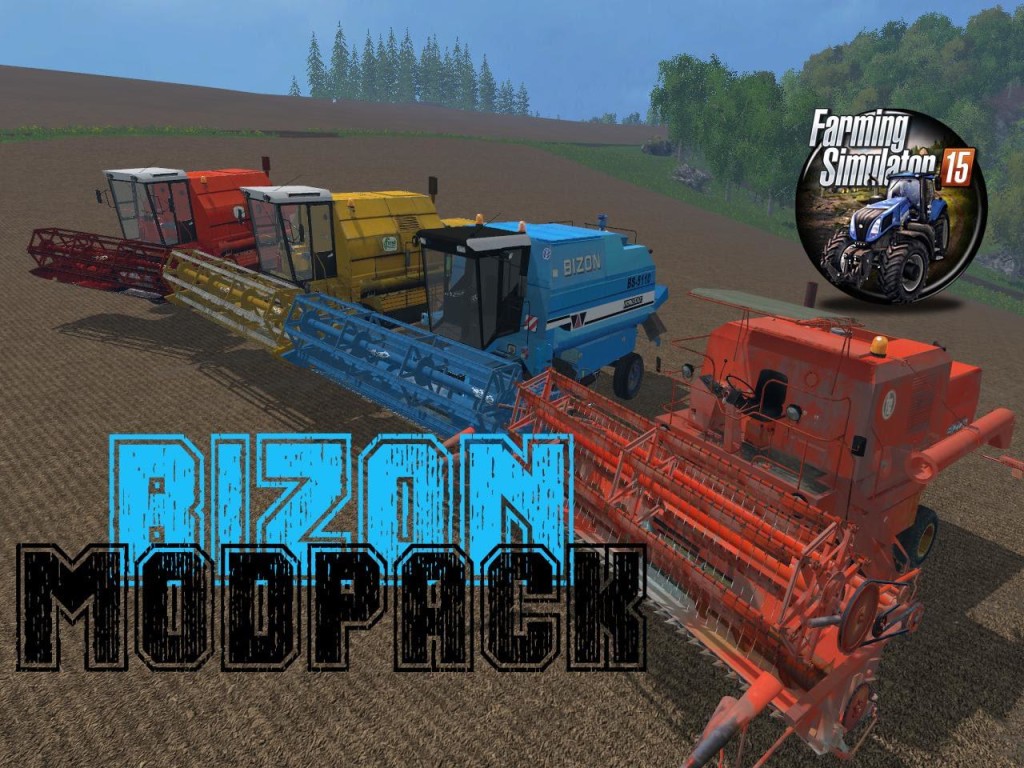 Bizon Combine Pack By Majsterx Farming Simulator 19 17 15 Mod 8659