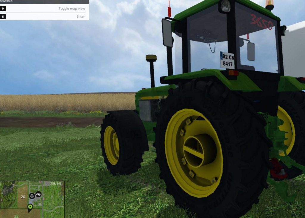 John Deere 3650 V1 Ls15 Farming Simulator 19 17 15 Mod 9370
