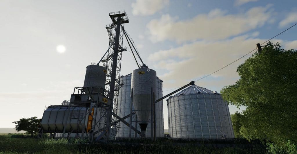 Fs19 Gsi Grain Storage Bins V1 4 Farming Simulator 19 17 15 Mod 8745