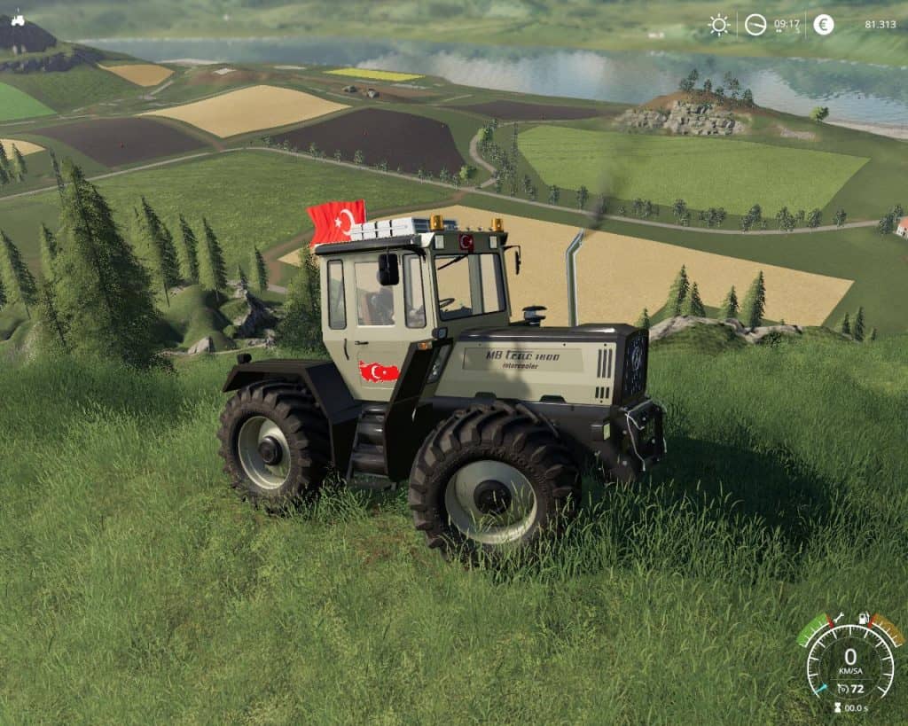 Fs19 Mercedes Benz Traktoru V2 1 Farming Simulator 19 17 15 Mod