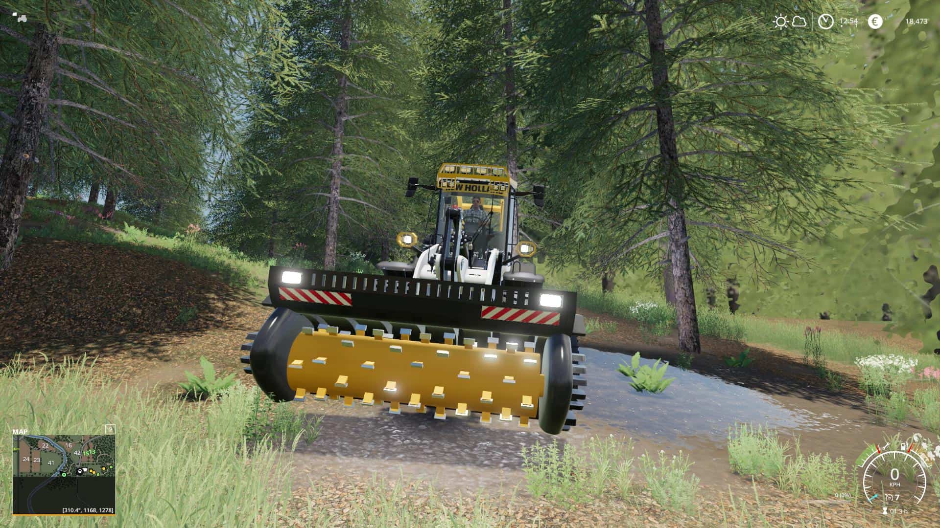 Fs19 Woodchipper For Wheel Loaders V1 1 Farming Simulator 19 17 15 Mod 8111