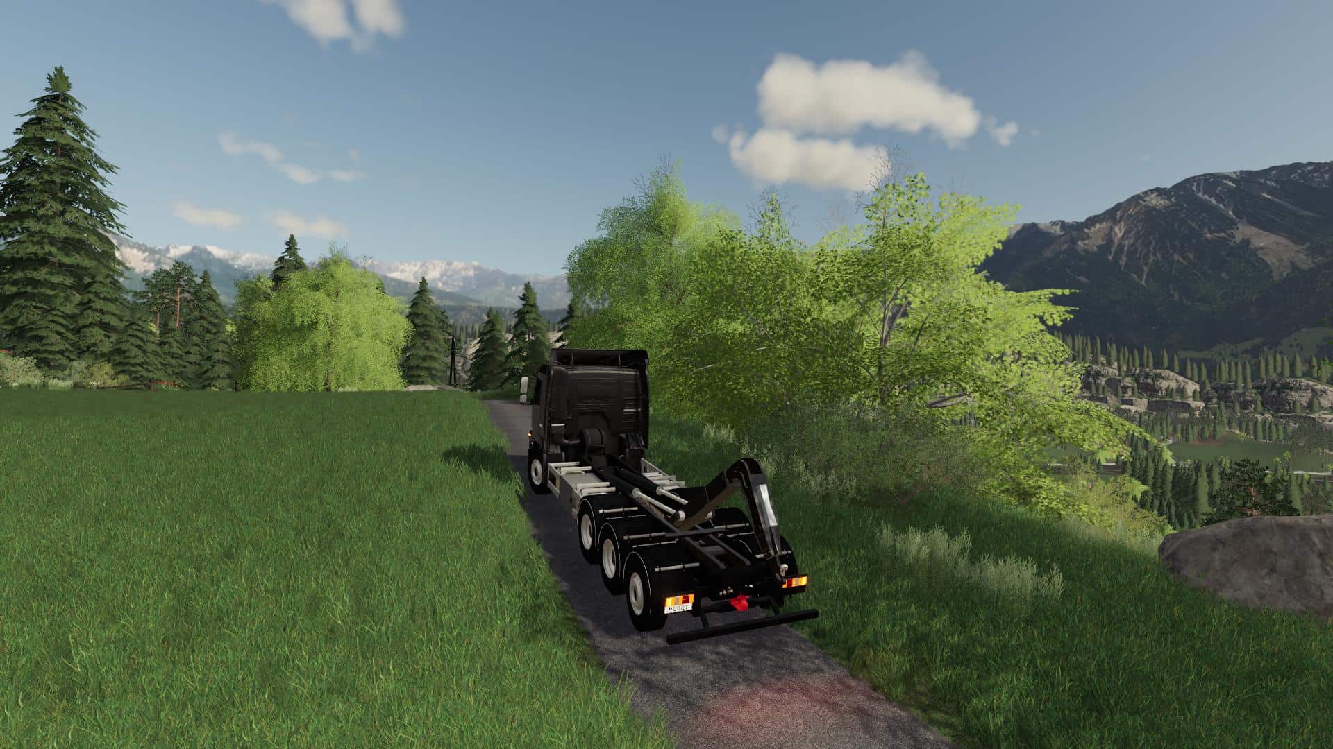 Fs19 Volvo Fmx Hooklift 8x4 V100 2 Farming Simulator 19 17 15 Mod 1954