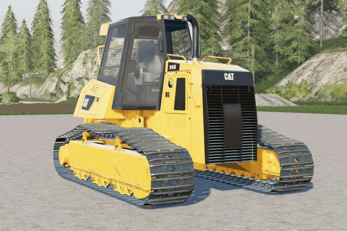 Fs19 Caterpillar D6k Winch Dozer Fs 19 Forklifts Excavators Mod Download 9422