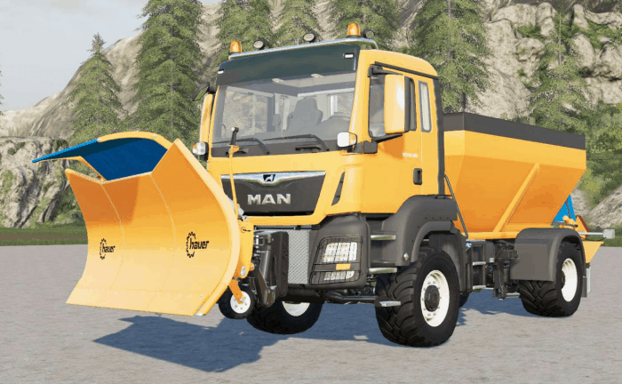 Fs19 Man Tgs Winter Service Farming Simulator 19 17 15 Mod 2148