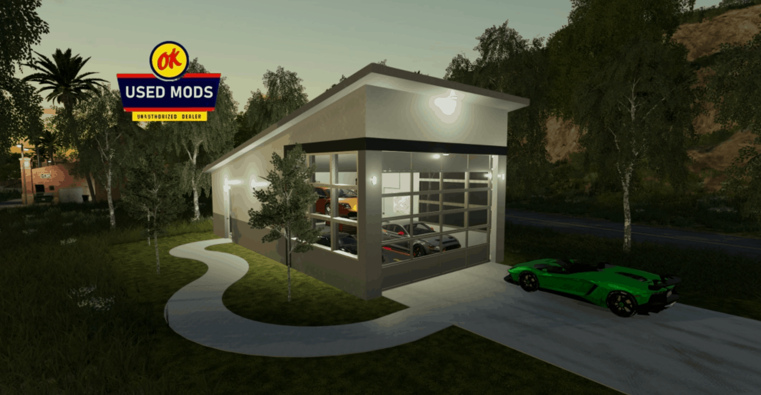 Fs19 Modern Garage With Workshop Function Fs 19 Objects Mod Download