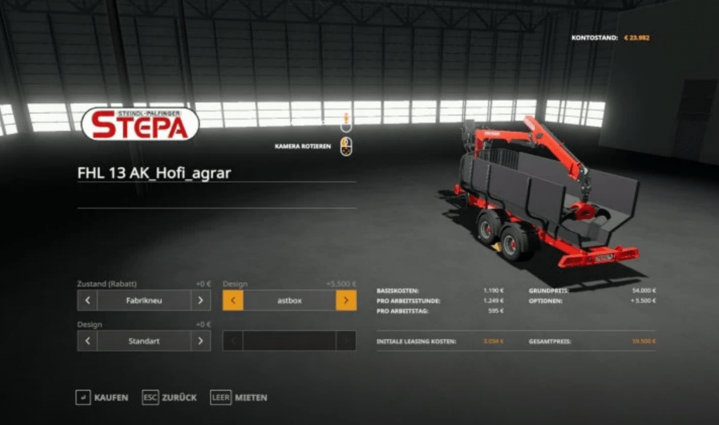 Fs19 Stepa Fhl13ak Hofi Agrar V100 2 Farming Simulator 19 17 15 Mod 7838