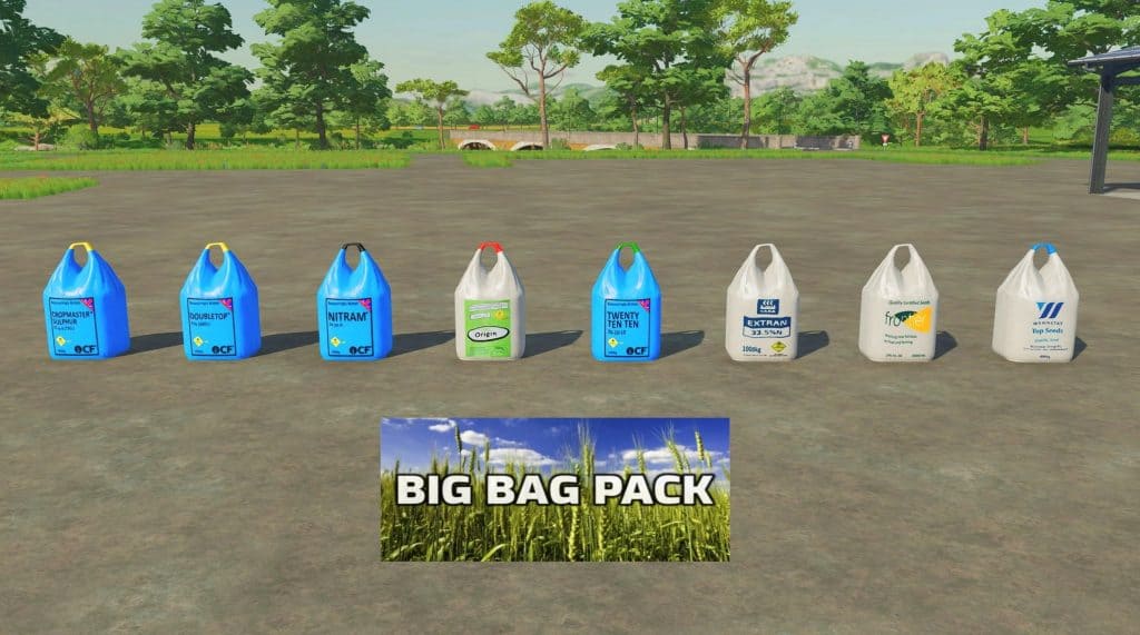Fs22 Big Bag Pack V1000 Fs 22 Objects Mod Download 6433