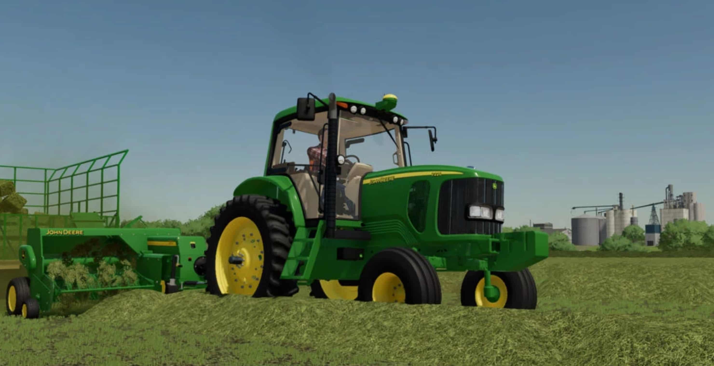 Fs22 John Deere 7020 Series North American Spec V1002 Fs 22 Tractors Mod Download 4048