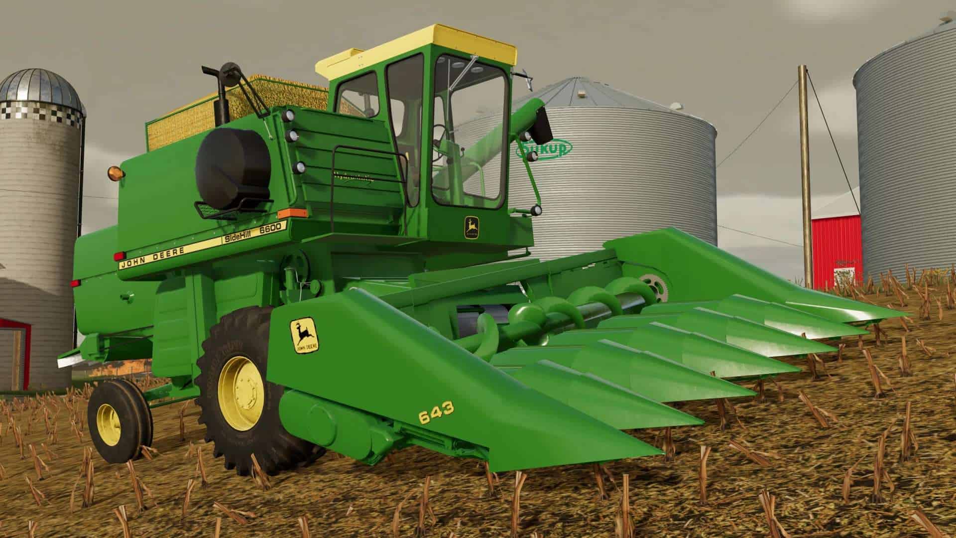 John Deere 6600 Sidehill v1 (3) - Farming simulator 19  17  15 Mod