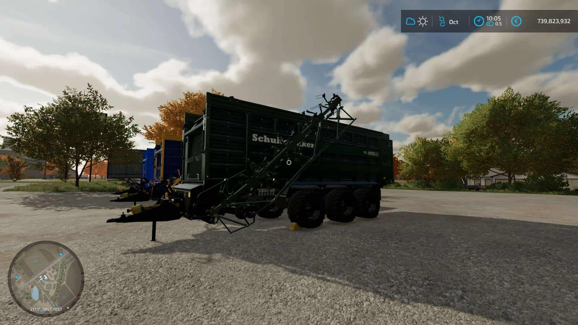 Fs22 Rapide 8400 Silier Pack V10 Fs 22 Trailers Mod Download 5515