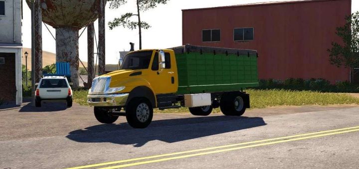 Fs22 Ford L8000 Flatbedar Truck V1002 Fs 22 Trucks Mod Download 3608