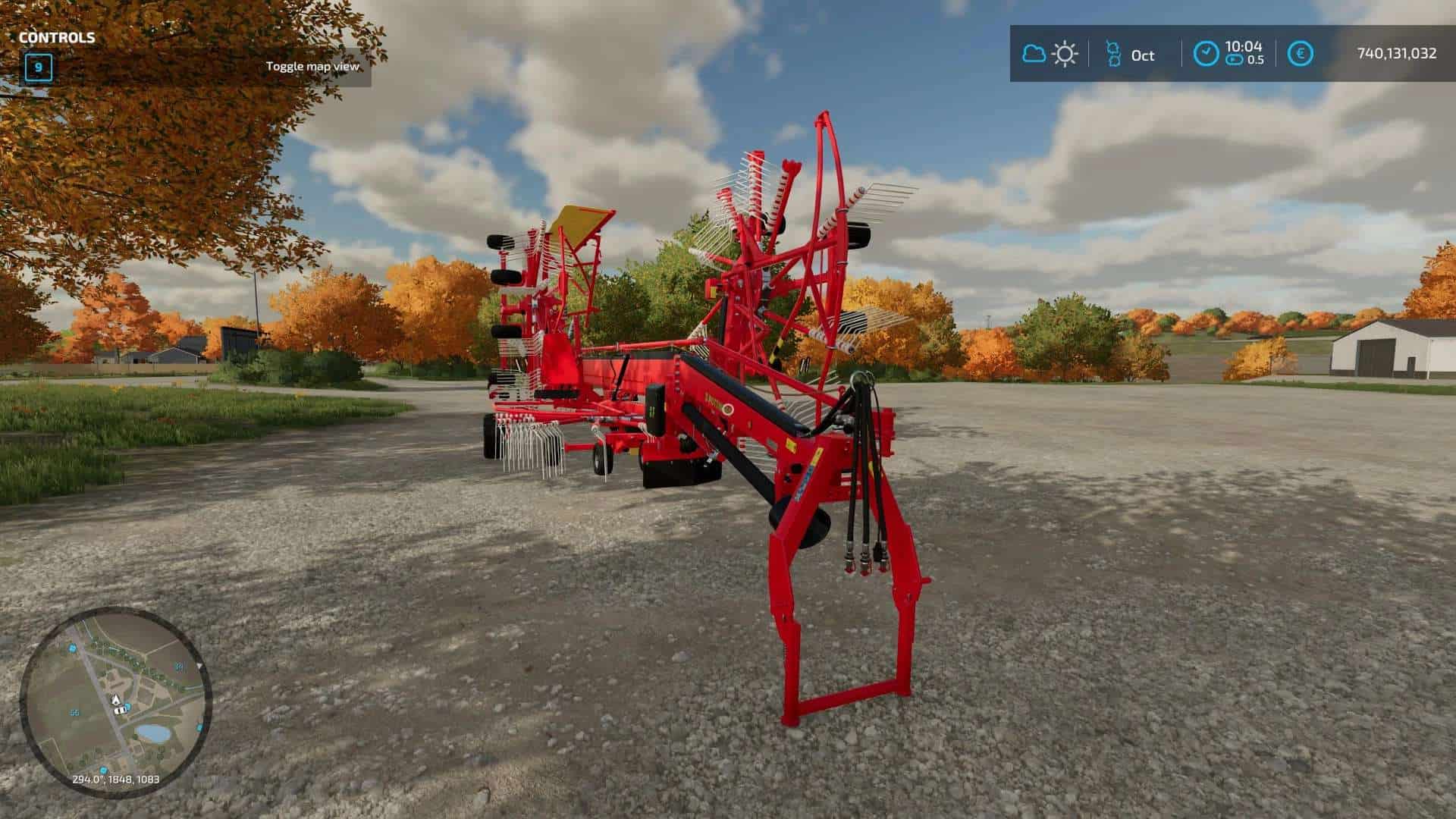 Pöttinger Schwader V1 (2) - Farming Simulator 19   17   15 Mod