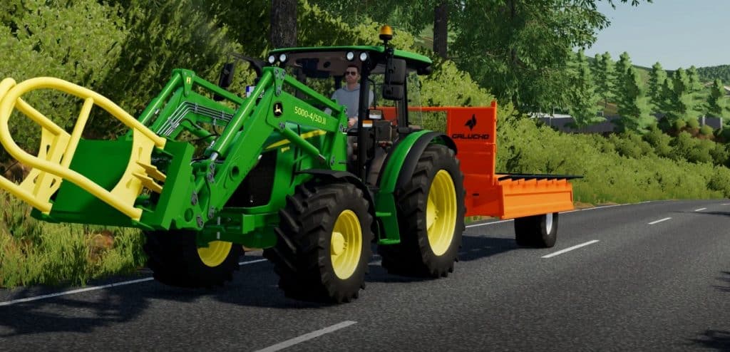 John Deere 5m Series V100 5 Farming Simulator 19 17 15 Mod 0937
