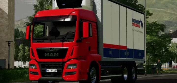 Fs22 Gmc C8500 Flatbed Cone Truck V1.0 - Fs 22 Trucks Mod Download