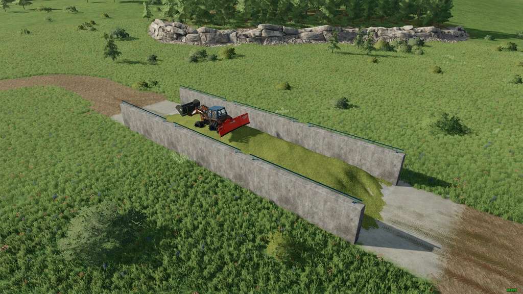 Old Bunker Silo V Farming Simulator Mod