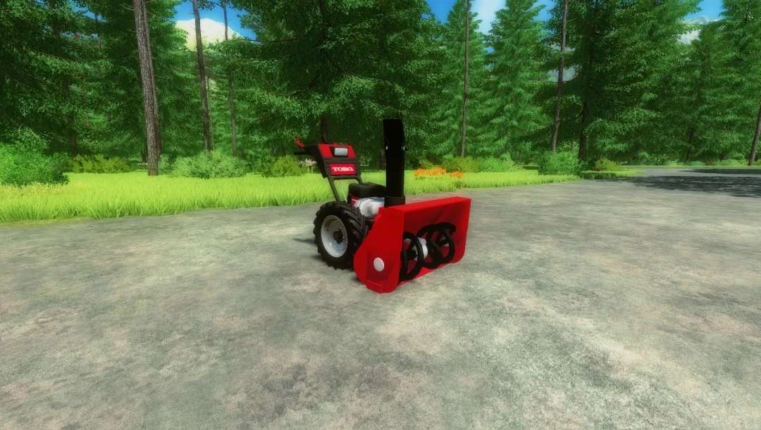 Fs22 Push Snow Blower V10 Fs 22 Implements And Tools Mod Download 8659