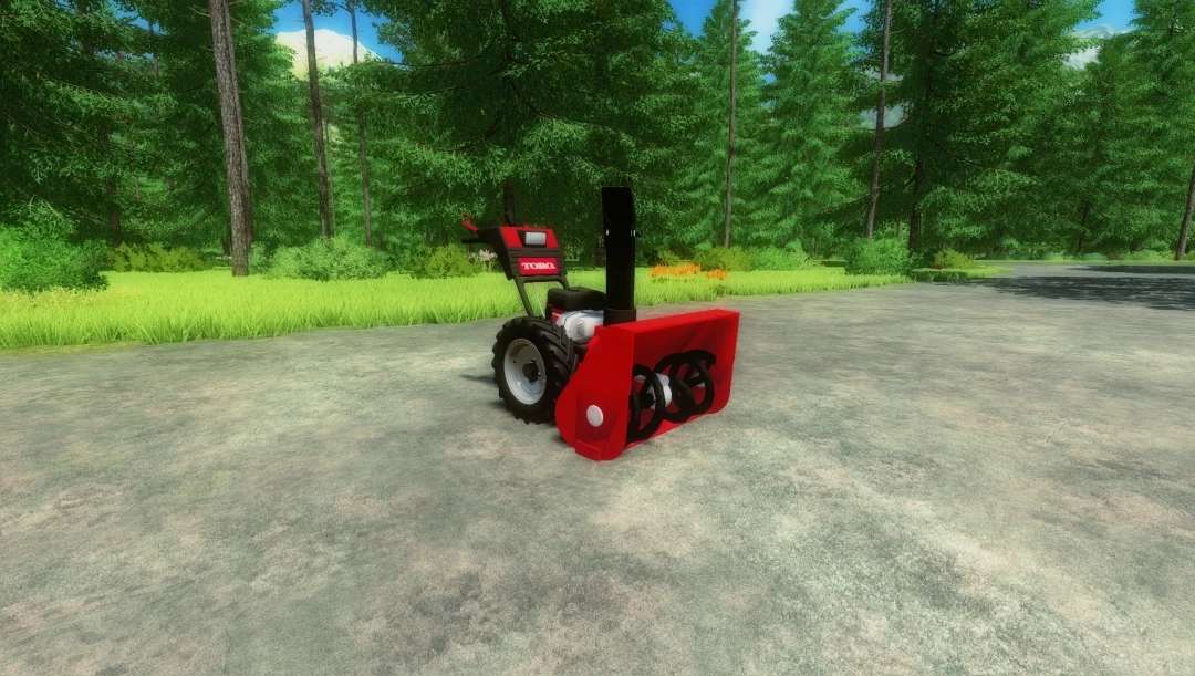 Push Snow Blower v1 (3) - Farming simulator 19 / 17 / 15 Mod