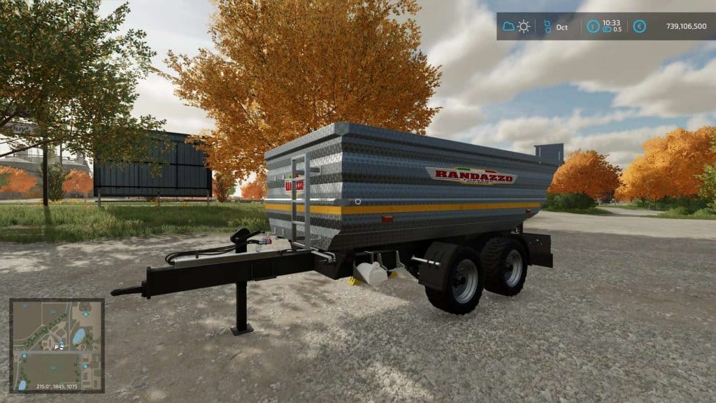 Randazzo TANDEM Grape Trailer 2 Axles V1 (3) - Farming Simulator 19 ...