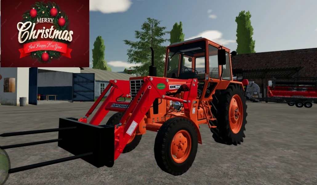 Fs22 Mtz 80 And Khr80e Front Loader V10 Fs 22 Tractors Mod Download 9910