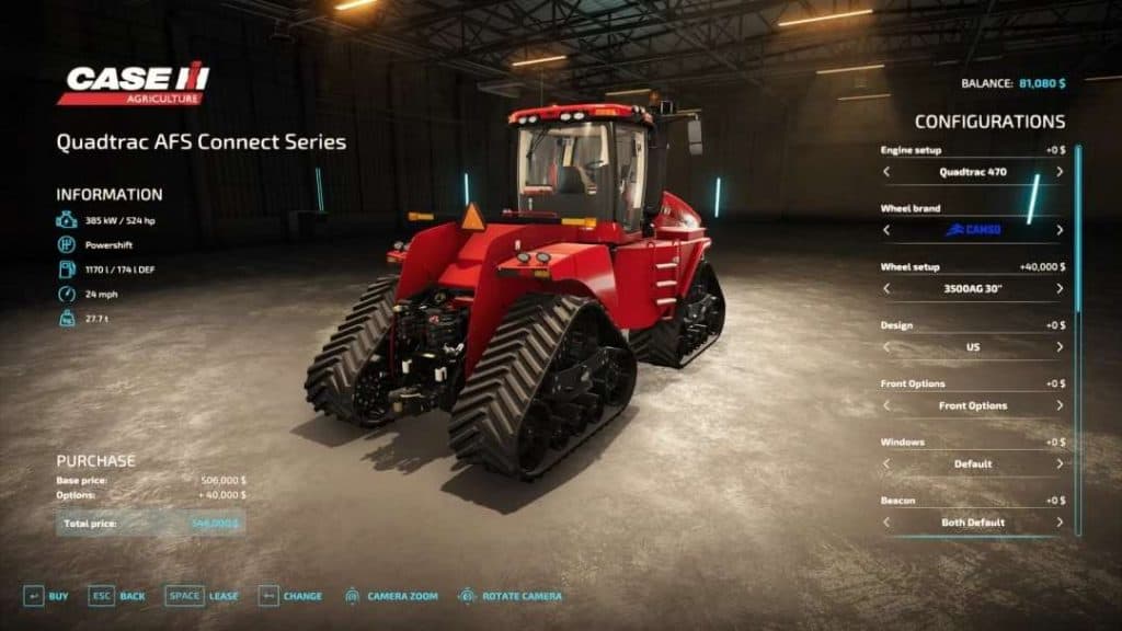 Fs22 Larson Farms Case Ih Quadtrac V10 Fs 22 Tractors Mod Download 0600