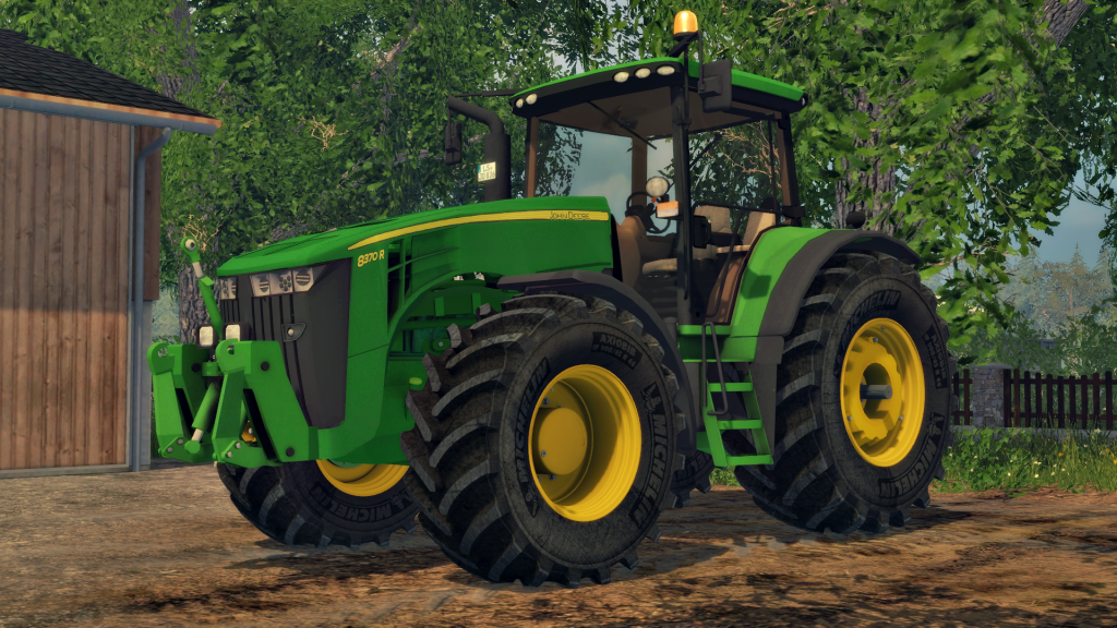 John Deere 8370R v3 Tractor (Ploughing Spec) - Mod Download