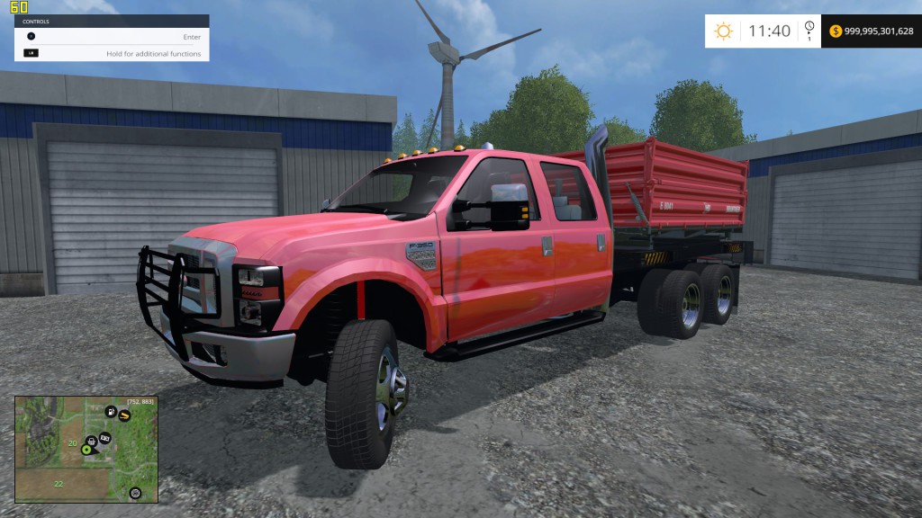 F350 Ford Diesel Red 6×6 FS 15 - Farming simulator 2017 / 2015 | 15 / ...