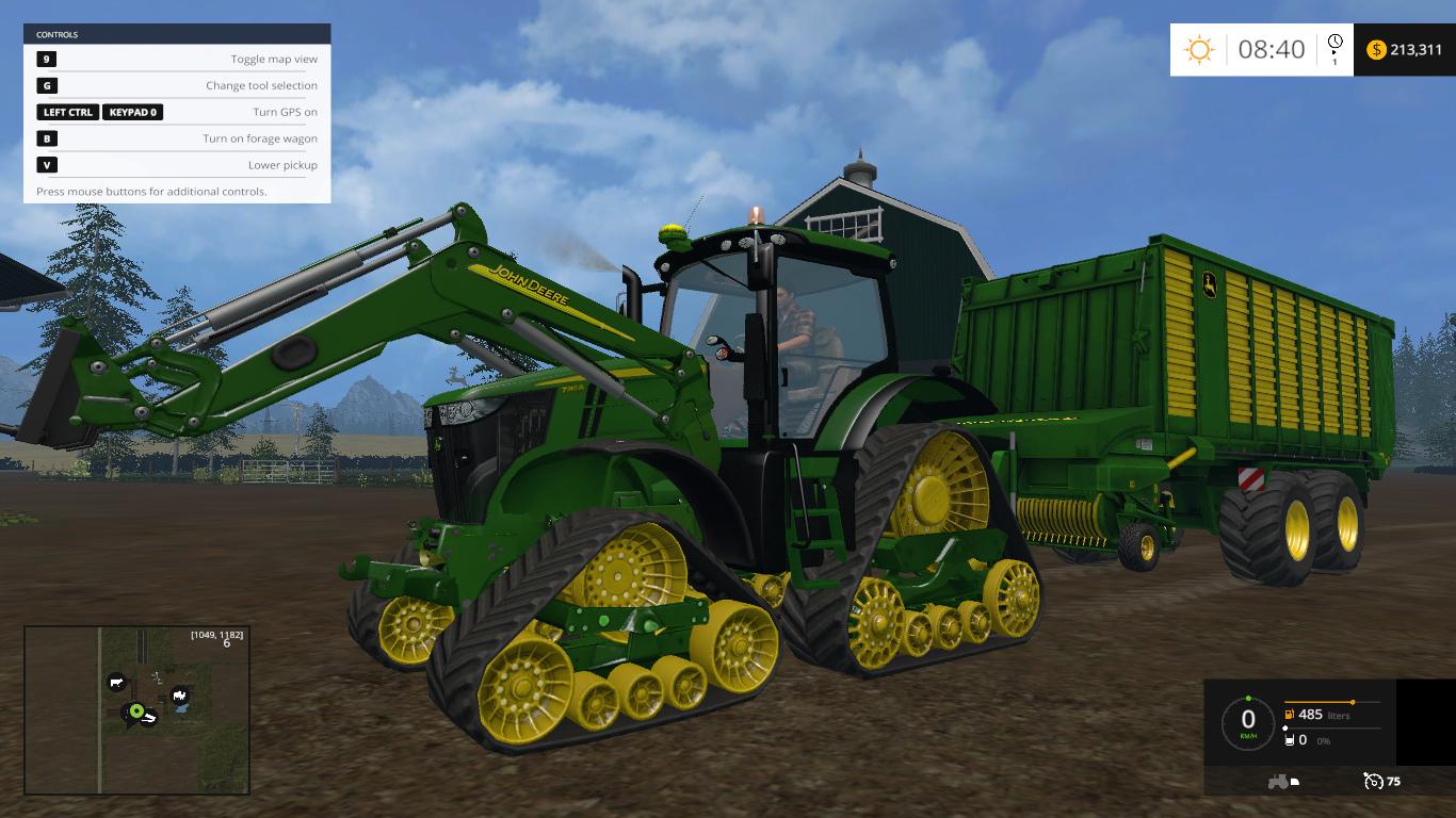 John Deere 6210r Quad Track V1 Fs 2015 Mod Download 3751