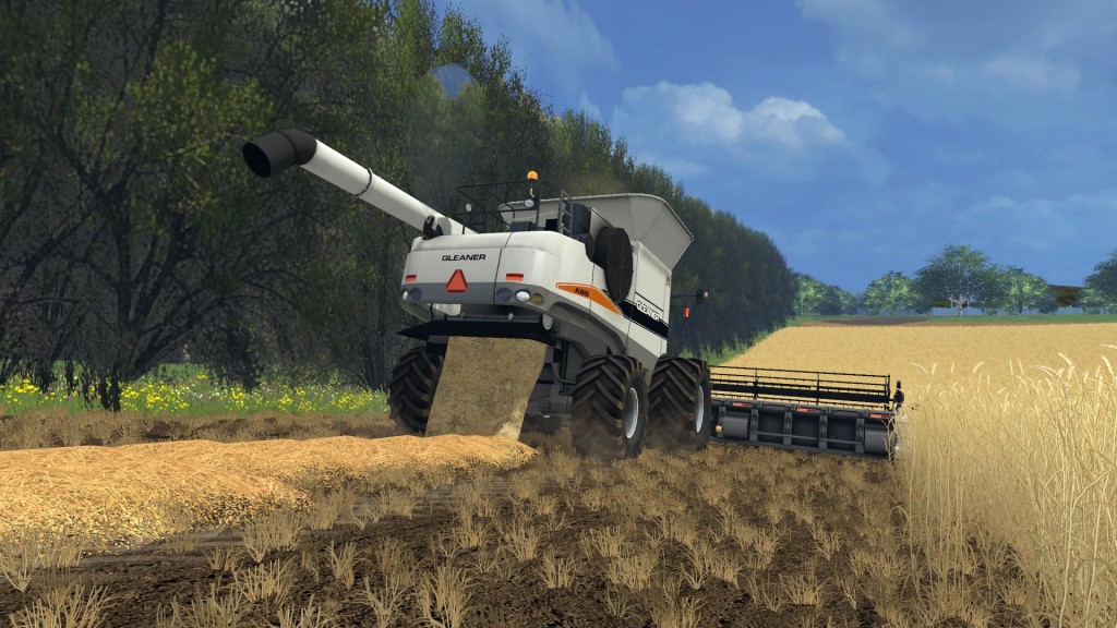 GLEANER A85 Combine V1 (2) - Farming simulator 19 / 17 / 15 Mod