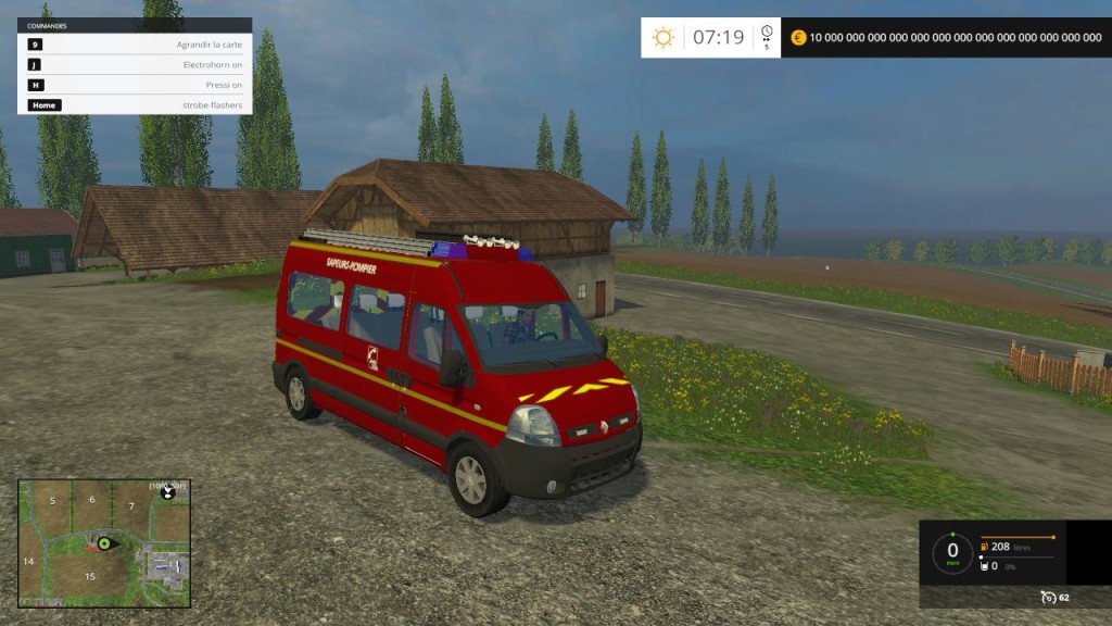 VTUVTP SAPEURS-POMPIERS V1.0 FS15 (1) - Farming simulator 19 / 17 / 15 Mod