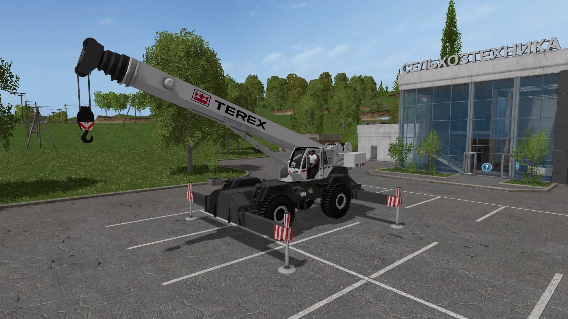 TEREX RT130 V1 FS 2015 - FS 15 Forklifts & Excavators Mod Download
