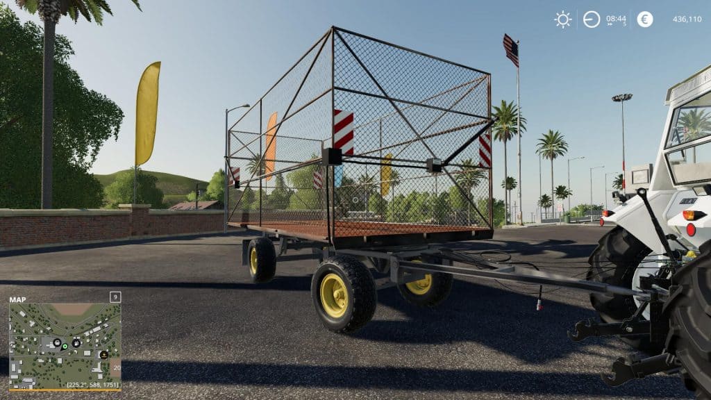 FS19 HW 80 Bale Trailer v1.0.0 (5) - Farming simulator 19 / 17 / 15 Mod