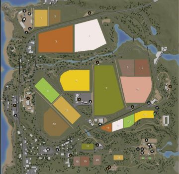 FS19 US map Final v1 (7) - Farming simulator 19 / 17 / 15 Mod