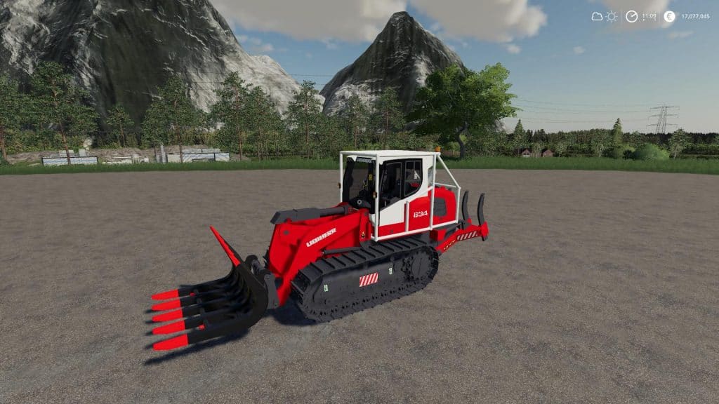 Fs19 Liebherr 634 Ripper Edition Atachable Ripper V1 1 Farming Simulator 19 17 15 Mod 0367