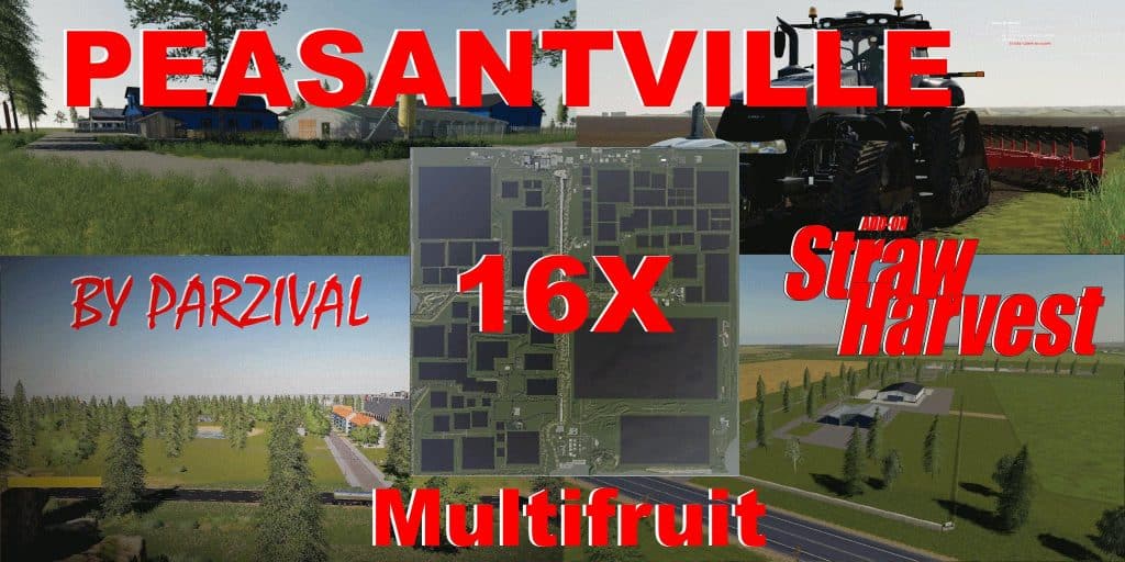Fs19 Peasantville 2 16x Production Multifruit V2 7 Farming Simulator 19 17 15 Mod 3521
