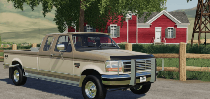 FS19 Ford F250 1989 v1.0 - FS 19 Cars Mod Download