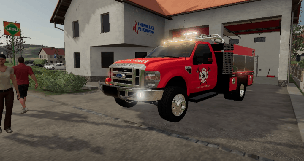 FS19 American Fire Truck v4.0 - FS 19 Vehicles Mod Download