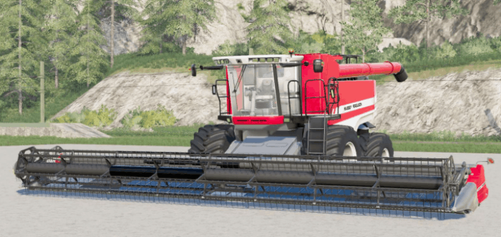 Fs19 Massey Ferguson 9895 V10 Fs 19 Combines Mod Download 7986