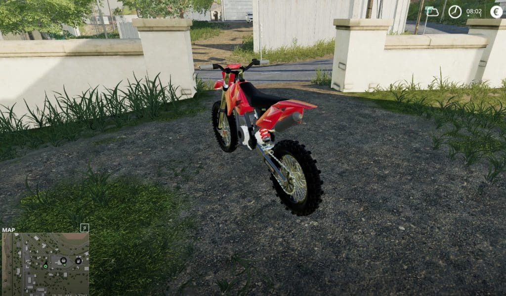 FS19 Honda dirtbike v1.0.0 (3) - Farming simulator 19 / 17 / 15 Mod