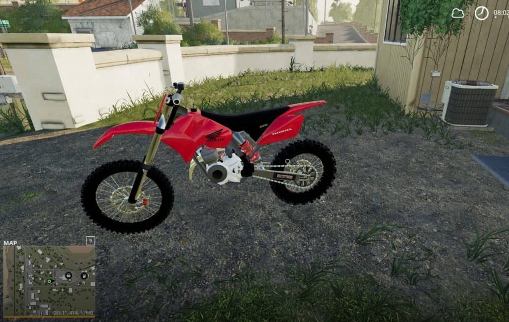 FS19 Honda dirtbike v1.0.0.0 - FS 19 Vehicles Mod Download