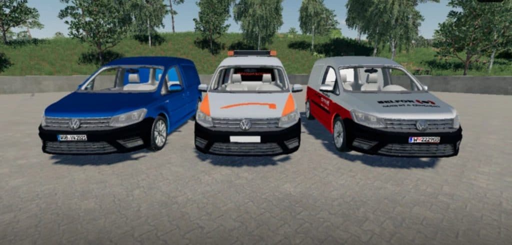 FS19 Volkswagen Caddy Highline 2015 v1.0.0.0 - Farming simulator 19 ...