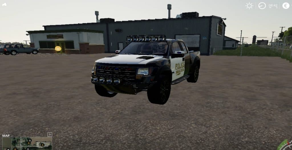 FS19 2012 Ford Raptor police v1.0.0.0 - FS 19 Cars Mod Download