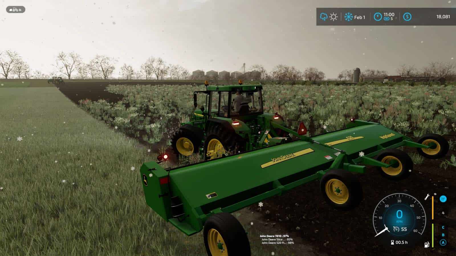 Fs22 John Deere 520 Flail Mower V1000 Fs 22 Implements And Tools Mod Download 4952