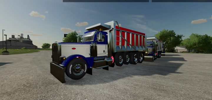 FS22 Bones Pete 389 Heavy Truck v1.0 - FS 22 Trucks Mod Download