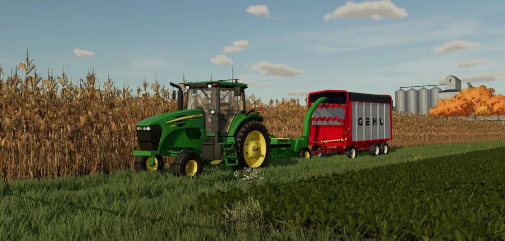 John Deere 3955 trailed forager v1.0.0.0 - FS 22 Implements & Tools Mod ...