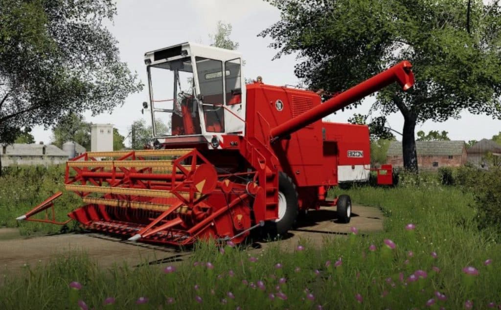 FS19 FMŻ BIZON Z050/Z056 v1.0.0.0 - FS 19 Combines Mod Download