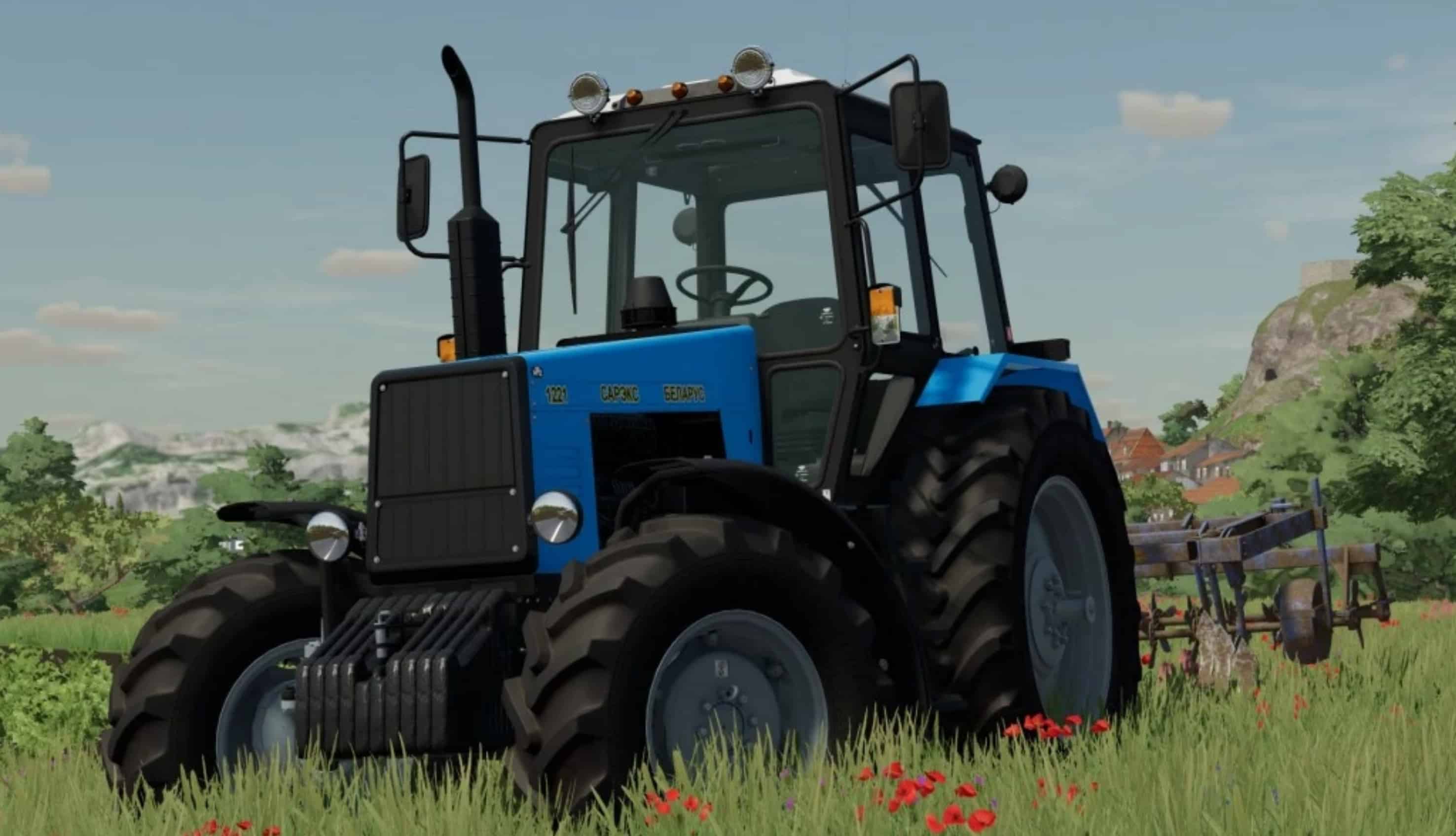 FS22 MTZ 1221 RAT v1.0.0.2 - FS 22 Tractors Mod Download