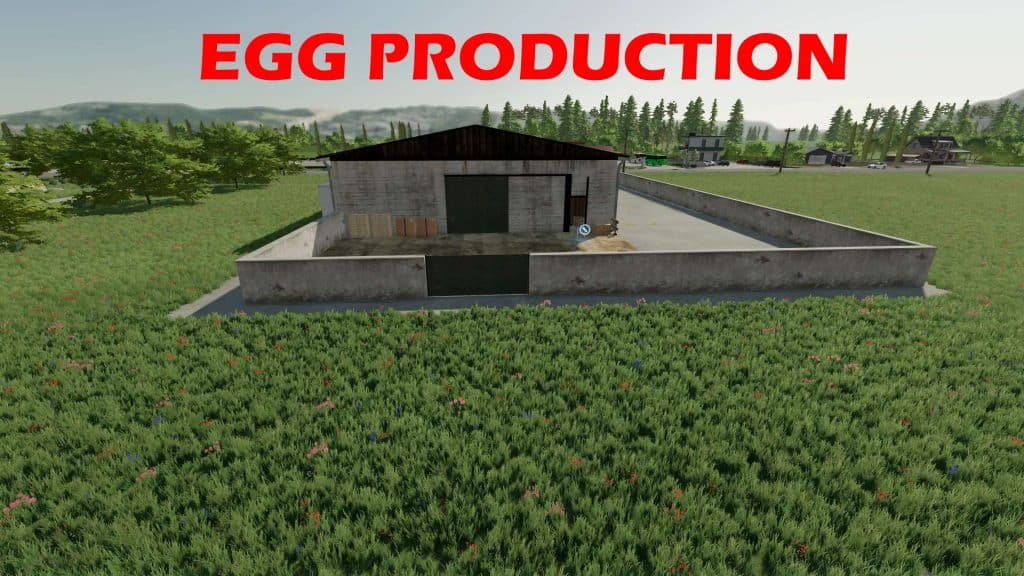 FS22 Egg Production V1.1 - FS 22 Objects Mod Download